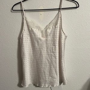 Victoria’s Secret Dream Angels Polka Dot & Lace Cami Size M